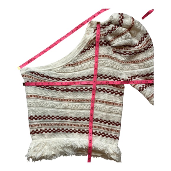 X REVOLVE Tamika One Shoulder Sweater in Rust House of Harlow 1960 Size M - Picture 4 of 7